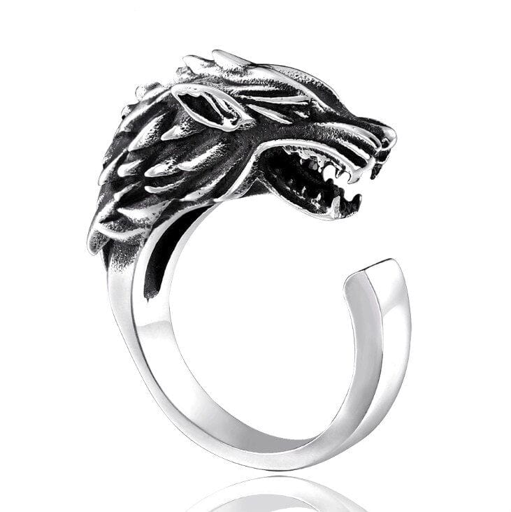 Bague Loup Fenrir