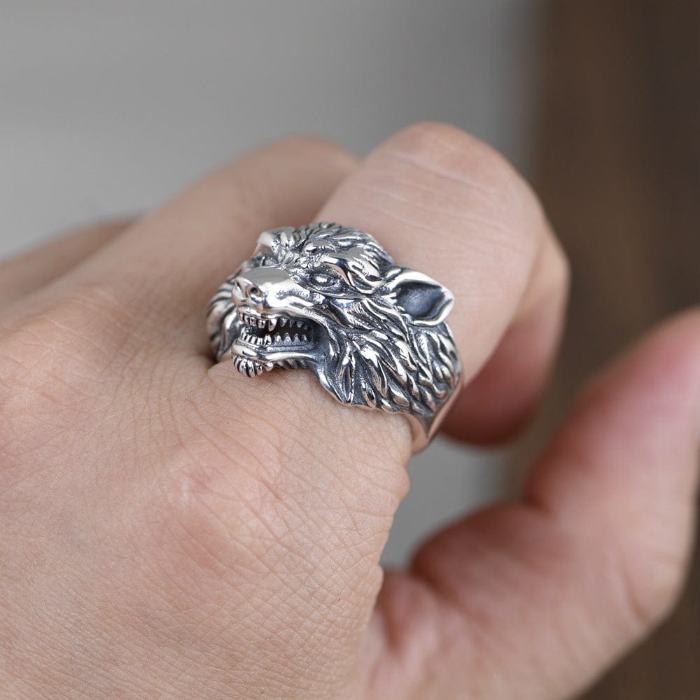 Bague Loup Fenrir