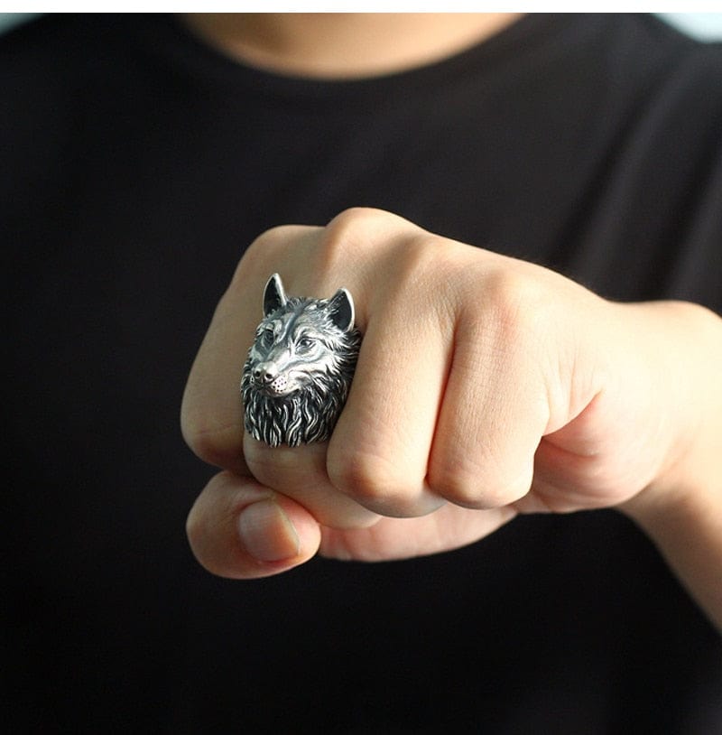 Bague Loup Fenrir
