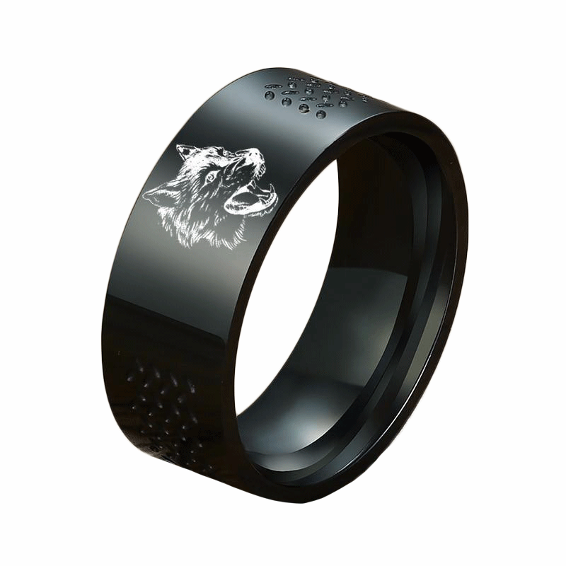 Bague Loup Fenrir