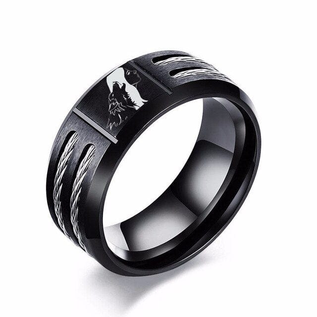 Bague Loup Fenrir