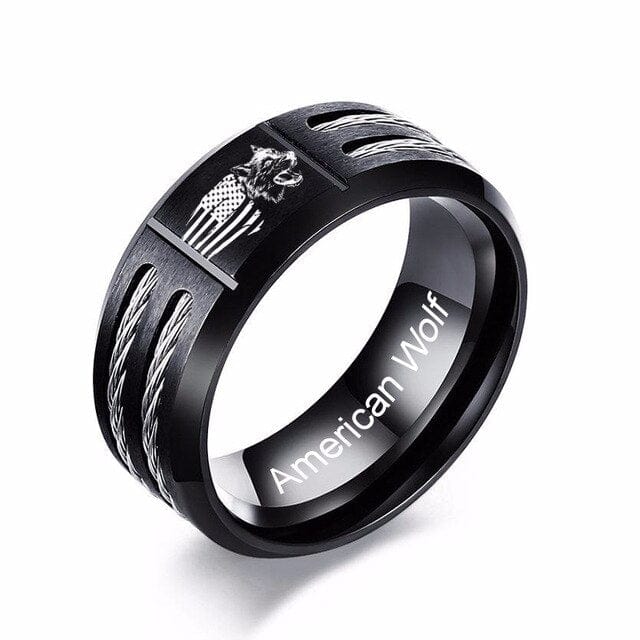 Bague Loup Fenrir