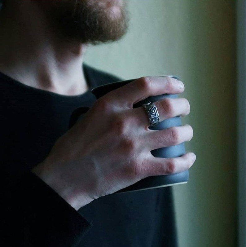 Bague Loups Odin