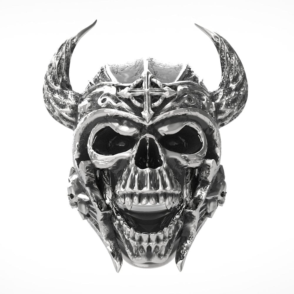 Bague Tête de Mort Viking