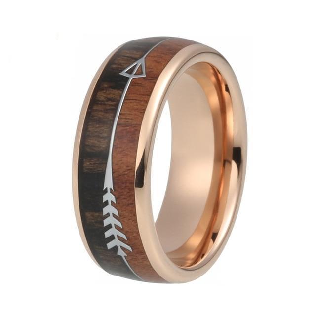 BAGUE VIKING - Flèche d'argent