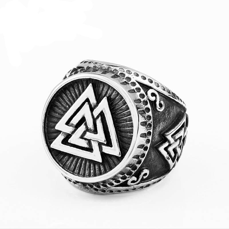 Bague Viking - Guerrier Valknut