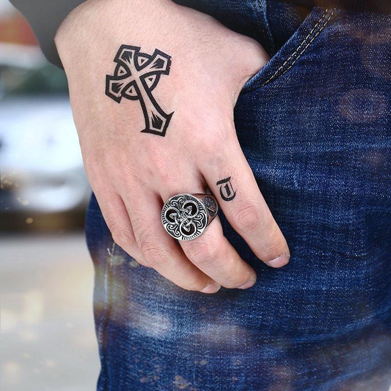BAGUE VIKING - NOEUD CELTIQUE