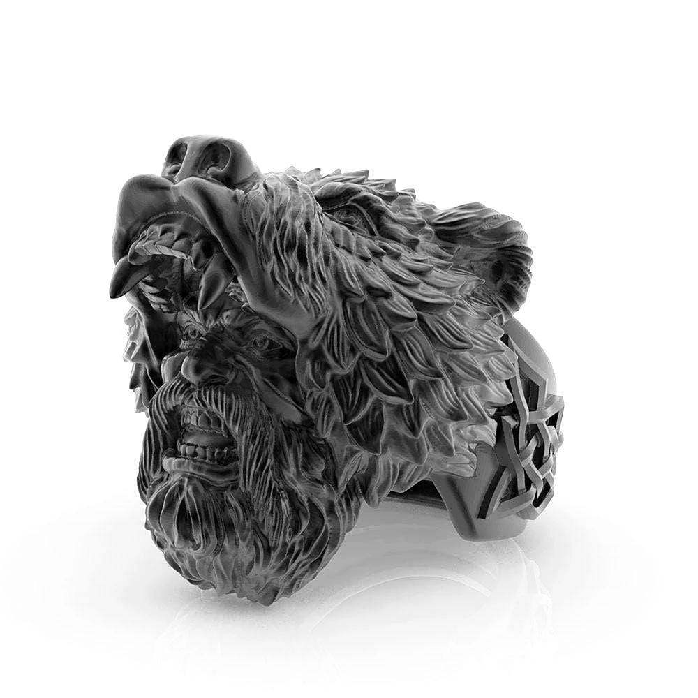 BAGUE VIKING - OURS BERSERKER