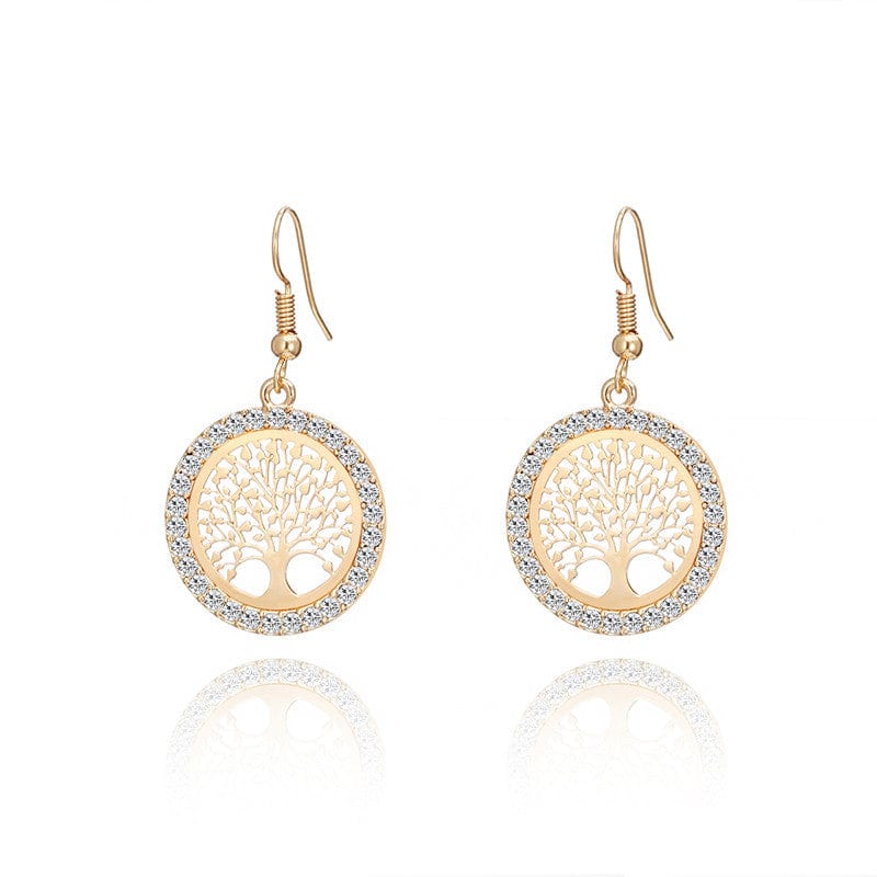 Boucles d'oreille arbre de vie