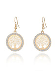 Boucles d'oreille arbre de vie