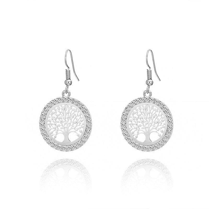 Boucles d'oreille arbre de vie
