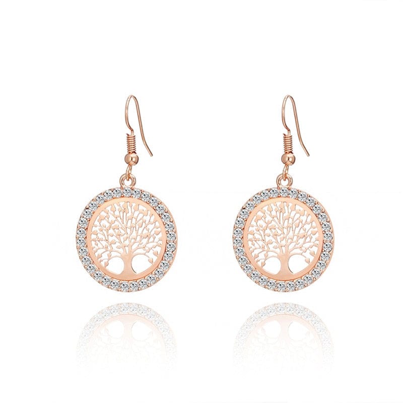Boucles d&#39;oreille arbre de vie