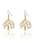 Boucles d'oreilles arbre de vie