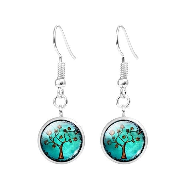 Boucles d'Oreilles Arbre De Vie