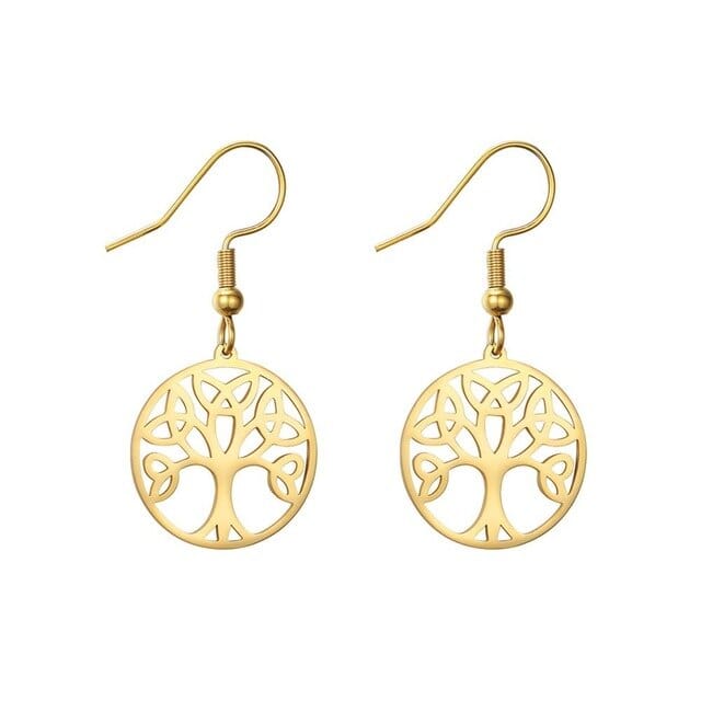 Boucles d'Oreilles Arbre De Vie