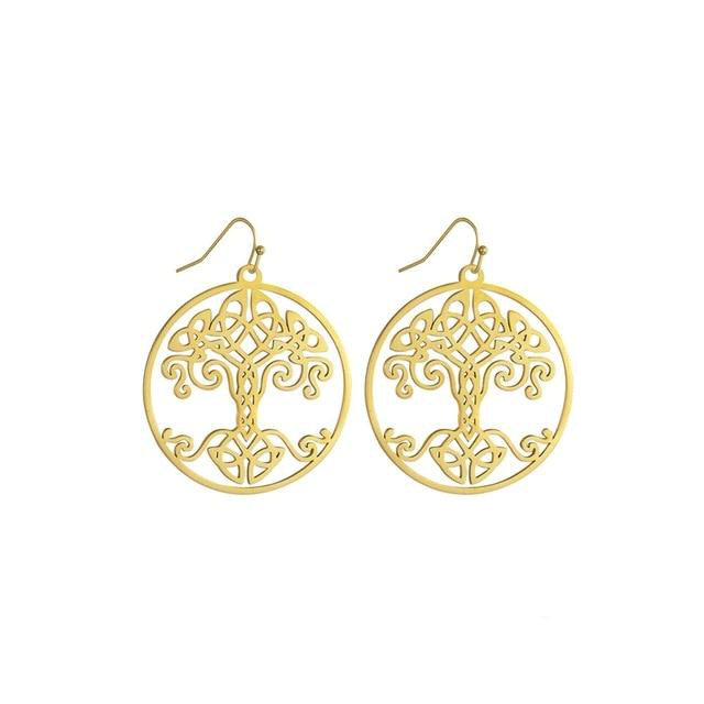 Boucles d'Oreilles Arbre De Vie