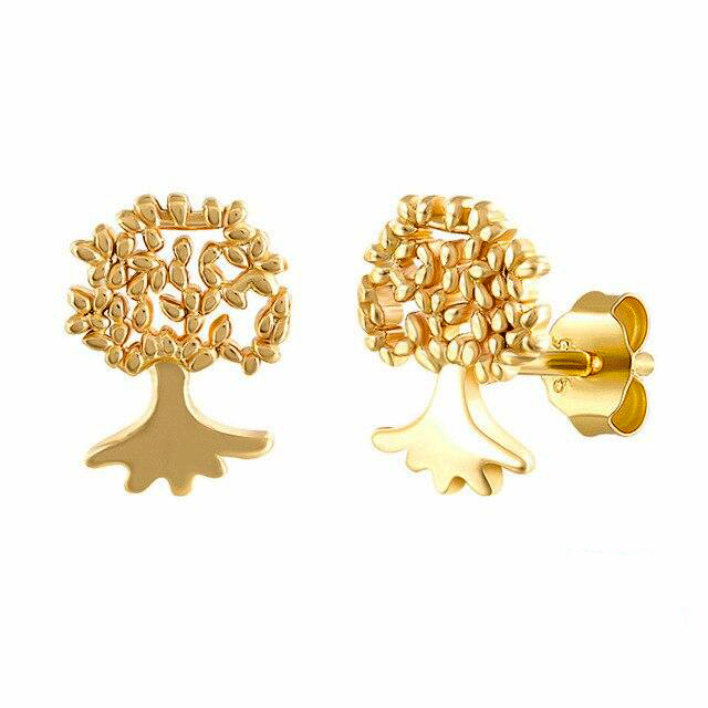 Boucles d'Oreilles Arbre De Vie