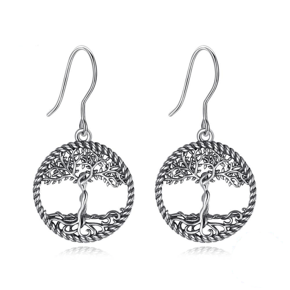 Boucles d'Oreilles Arbre De Vie