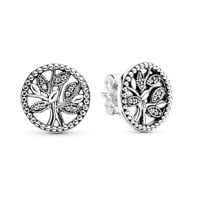 Boucles d'Oreilles Arbre De Vie