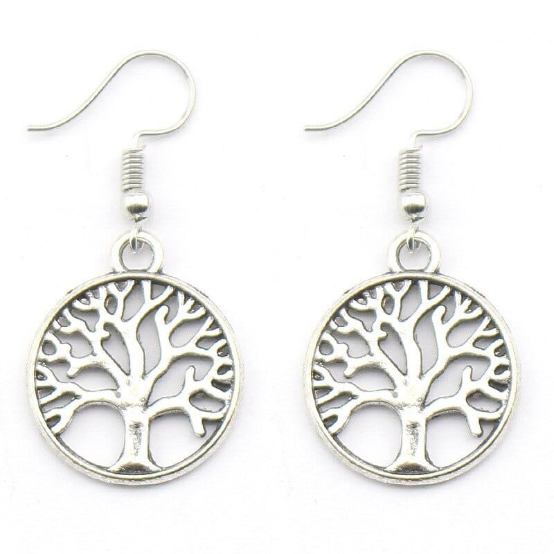Boucles d'Oreilles Arbre De Vie