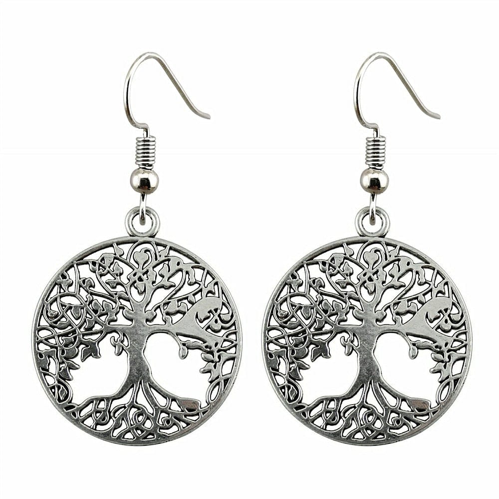 Boucles d'Oreilles Arbre De Vie