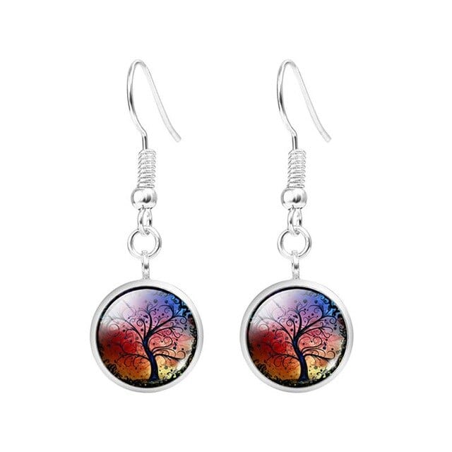 Boucles d'Oreilles Arbre De Vie
