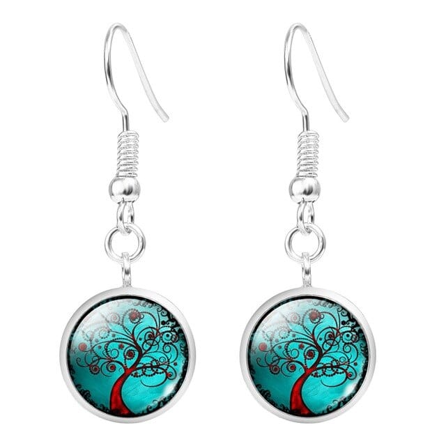 Boucles d'Oreilles Arbre De Vie