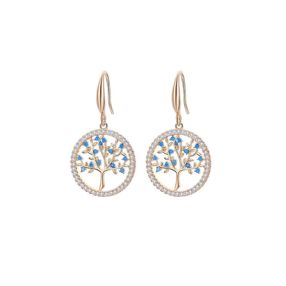 Boucles d'oreilles Arbre de vie Creiddylad