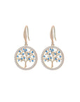 Boucles d'oreilles Arbre de vie Creiddylad