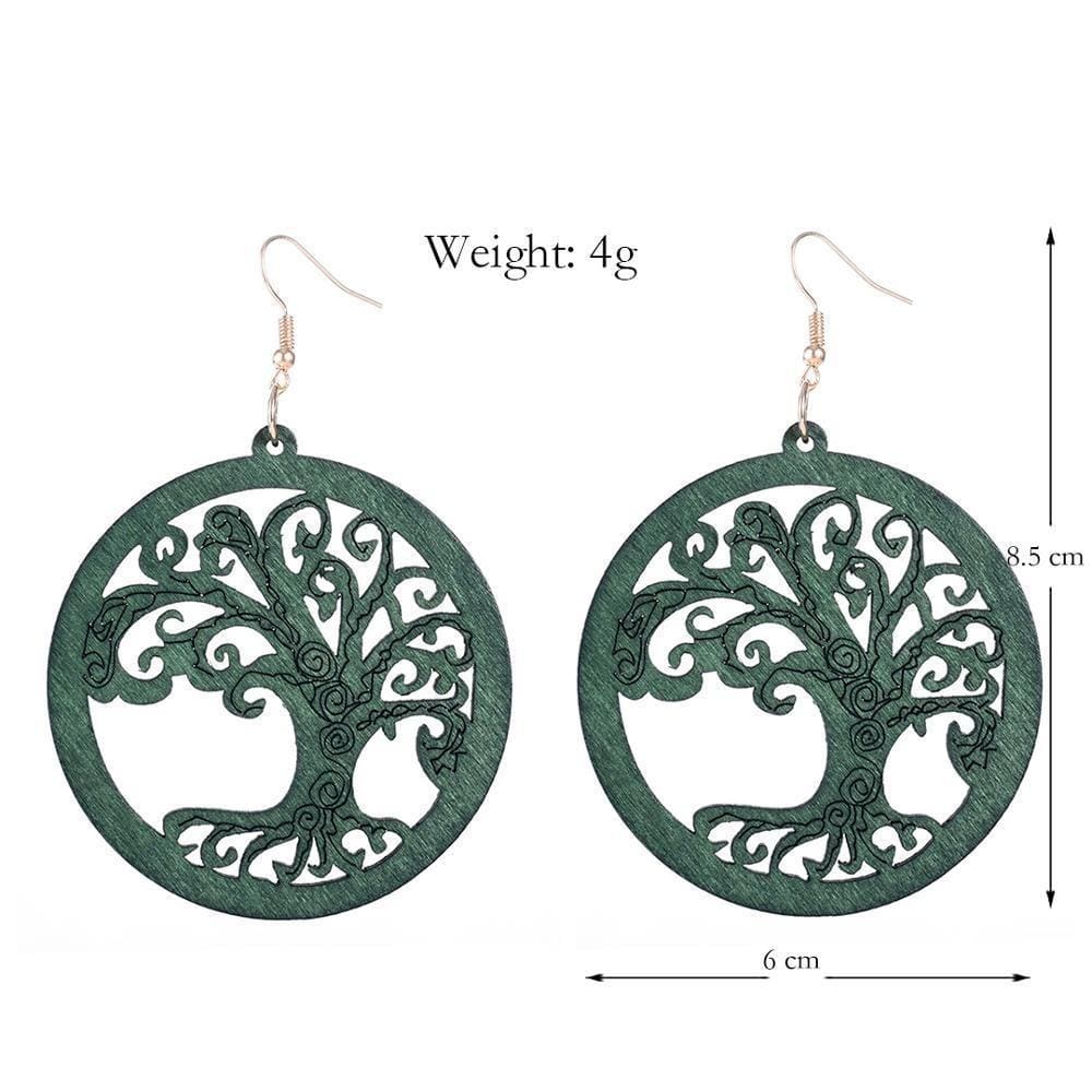 Boucles d&#39;oreilles Arbre de vie - Devana