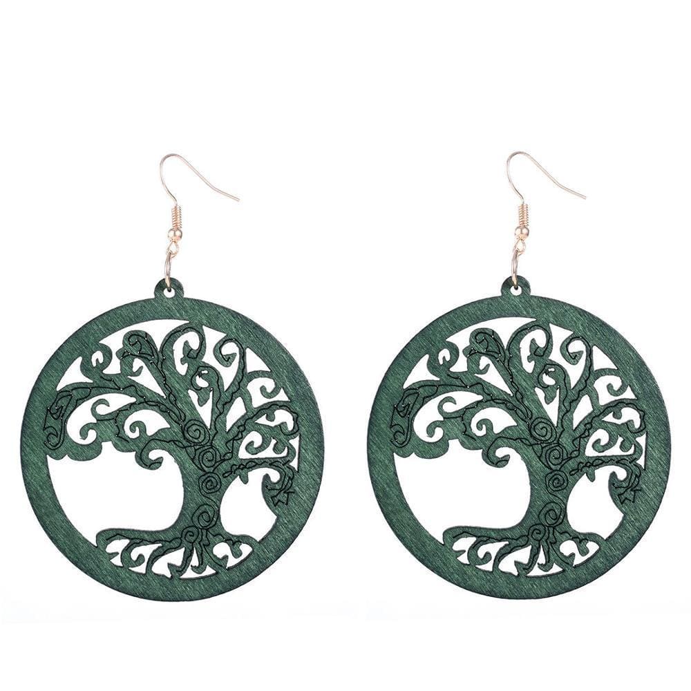 Boucles d&#39;oreilles Arbre de vie - Devana