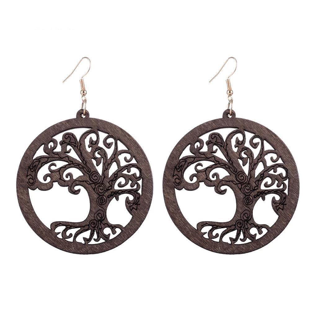 Boucles d'oreilles Arbre de vie - Devana