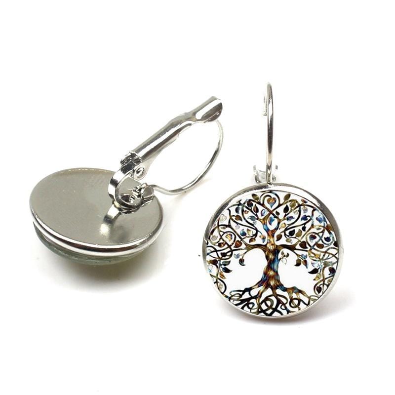 Boucles d&#39;oreilles Arbre de vie Vintage - Ataegina
