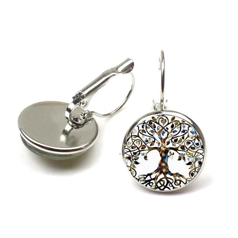 Boucles d'oreilles Arbre de vie Vintage - Ataegina