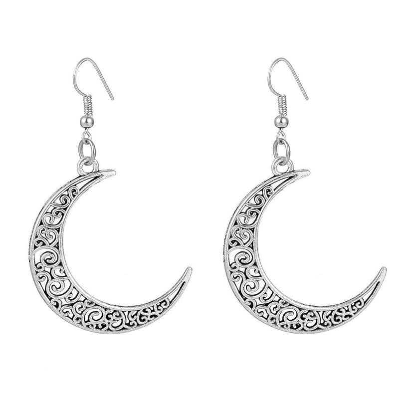 Boucles d'oreilles Croissant Celtique