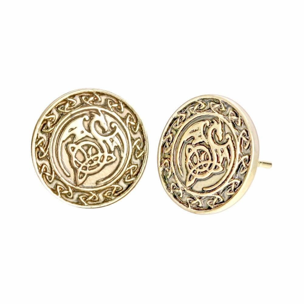 Boucles d&#39;oreilles Dragon Celtique