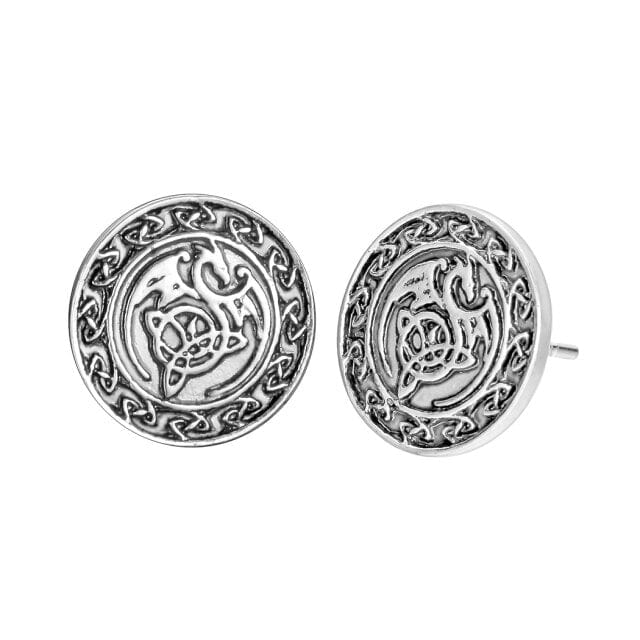 Boucles d&#39;oreilles Dragon Celtique