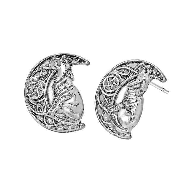 Boucles d'oreilles Loup - Freki