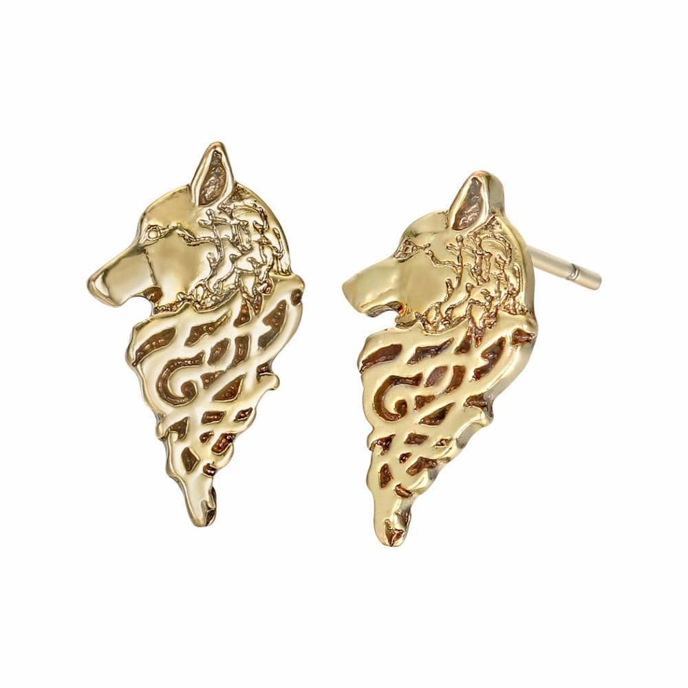 Boucles d'oreilles Viking - Loup Fenrir