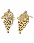 Boucles d'oreilles Viking - Loup Fenrir