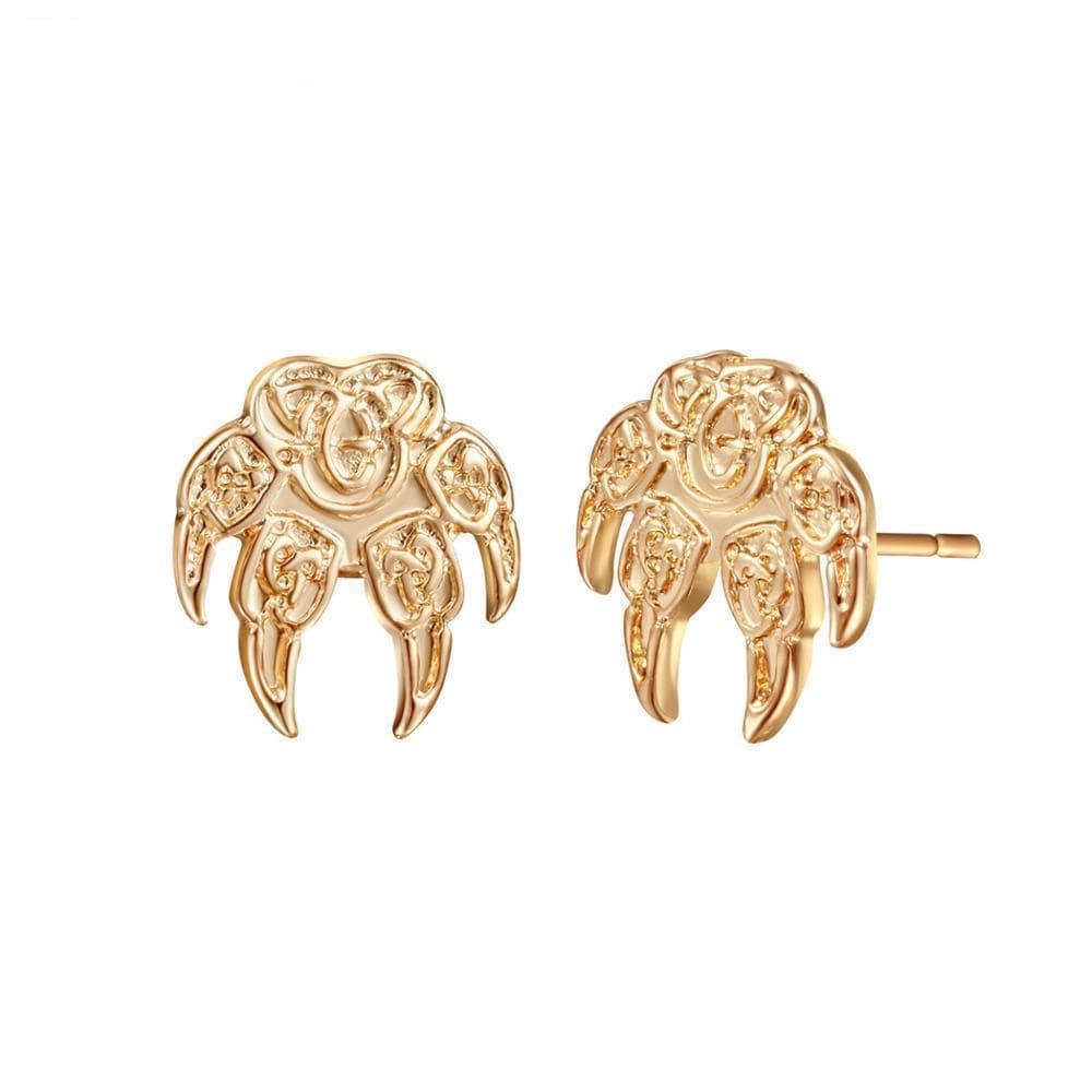 Boucles d'oreilles viking - Pattes de Loups
