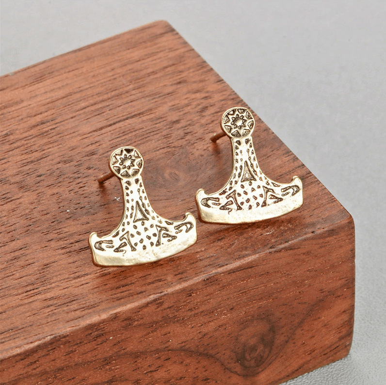 Boucles d'oreilles Vikings - Hache de Bjorn