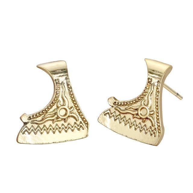 Boucles d'oreilles Vikings - Hache de Feu