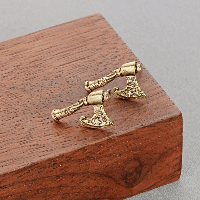 Boucles d'oreilles Vikings - Hache de Ragnar