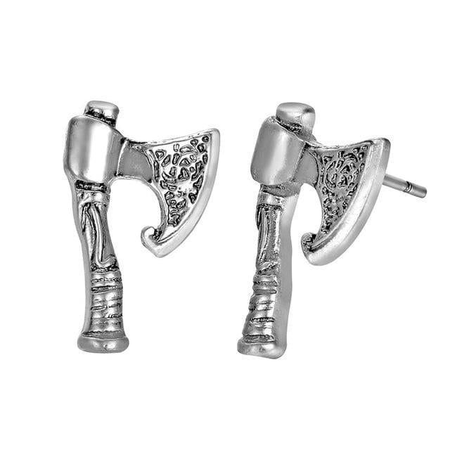 Boucles d'oreilles Vikings - Hache de Ragnar