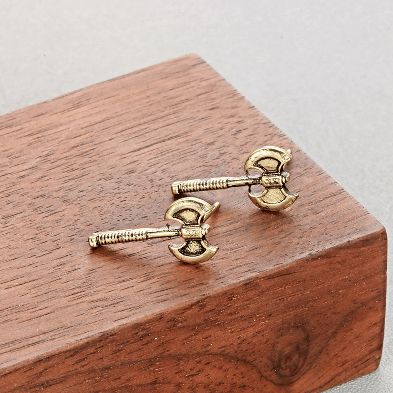 Boucles d'oreilles Vikings - Hache de Rollo