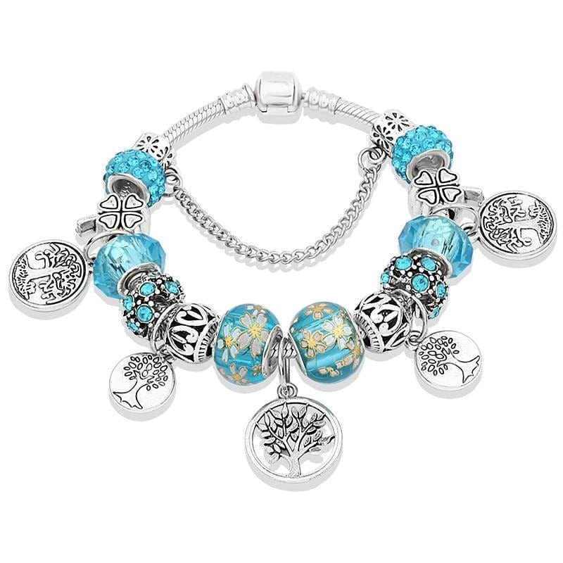 BRACELET CELTIQUE ARGENT - Charms Arbre de vie