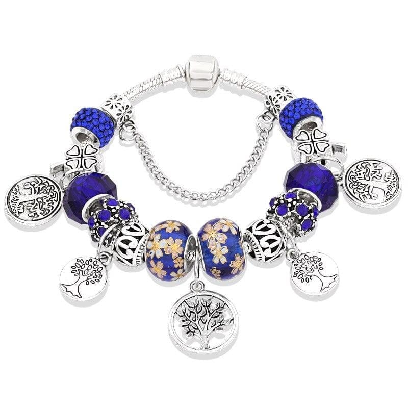 BRACELET CELTIQUE ARGENT - Charms Arbre de vie