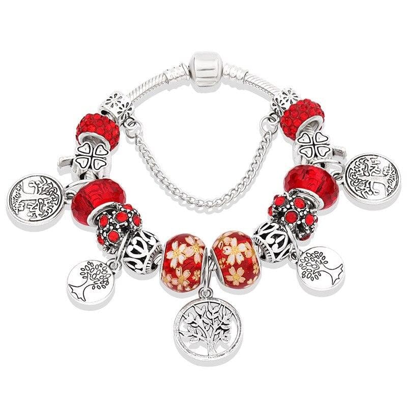 BRACELET CELTIQUE ARGENT - Charms Arbre de vie