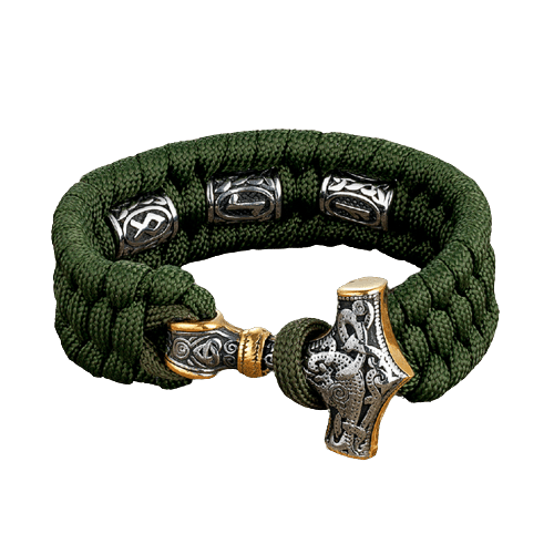 BRACELET CORDE KAKI - MJÖLLNIR